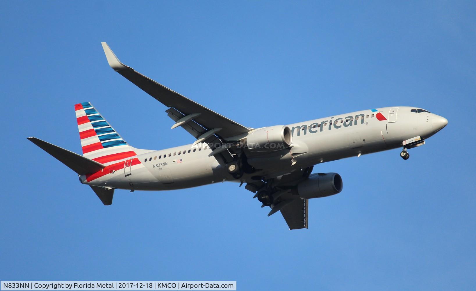 N833NN, 2010 Boeing 737-823 C/N 31093, MCO spotting 2017