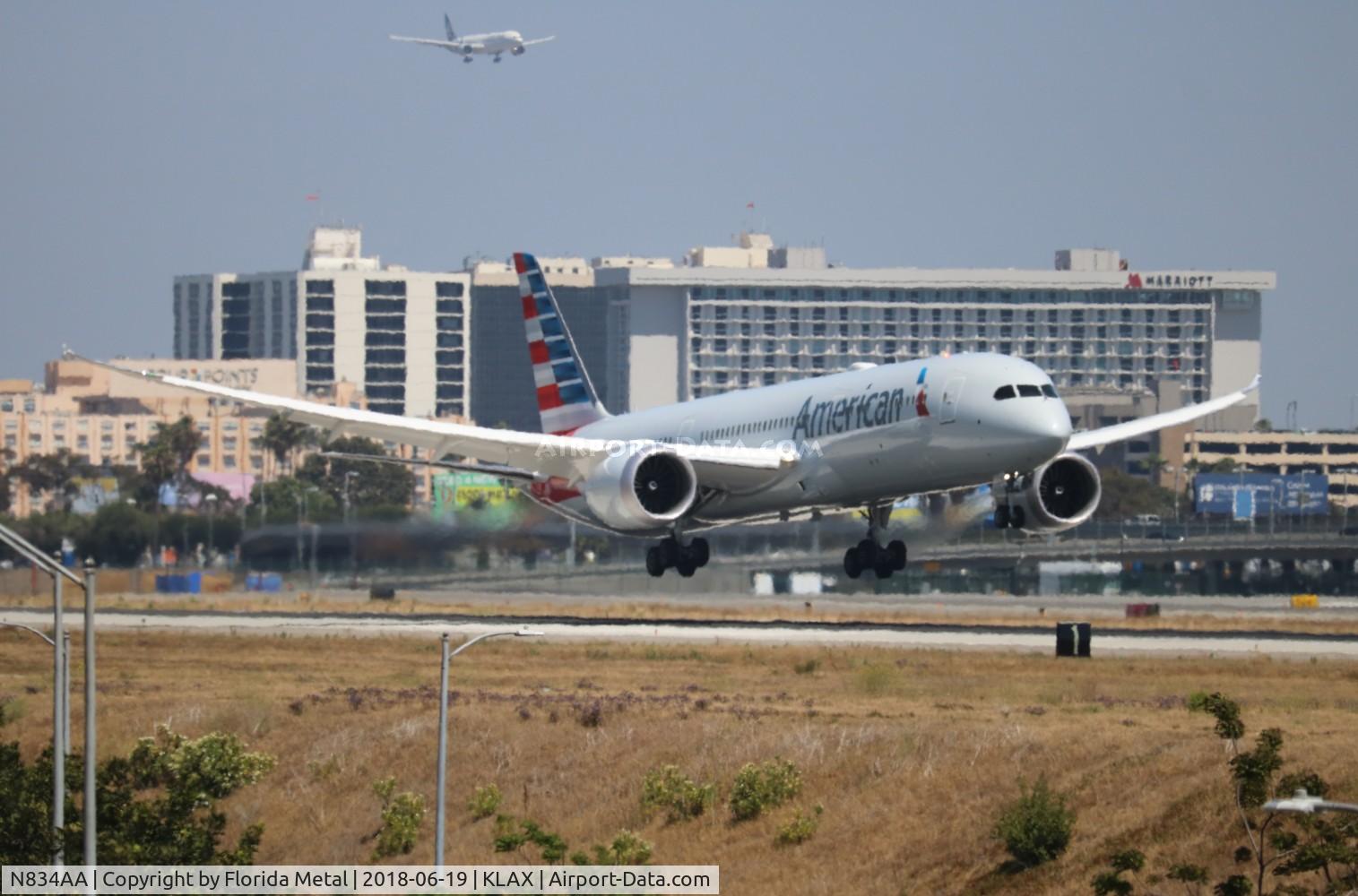 N834AA, 2018 Boeing 787-9 Dreamliner Dreamliner C/N 40653, LAX spotting 2018