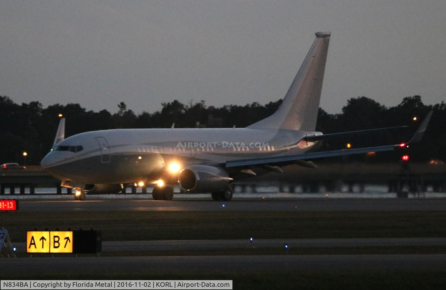 N834BA, 1999 Boeing 737-73Q C/N 29102, NBAA ORL 2016