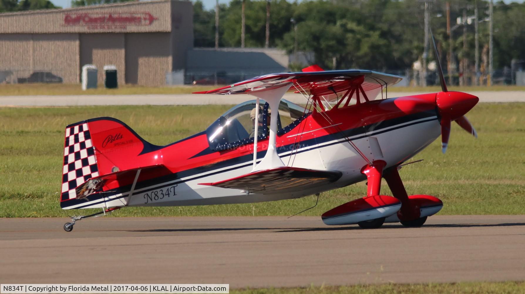 N834T, 2016 Pitts S-1S Special Special C/N 003, SNF LAL 2017
