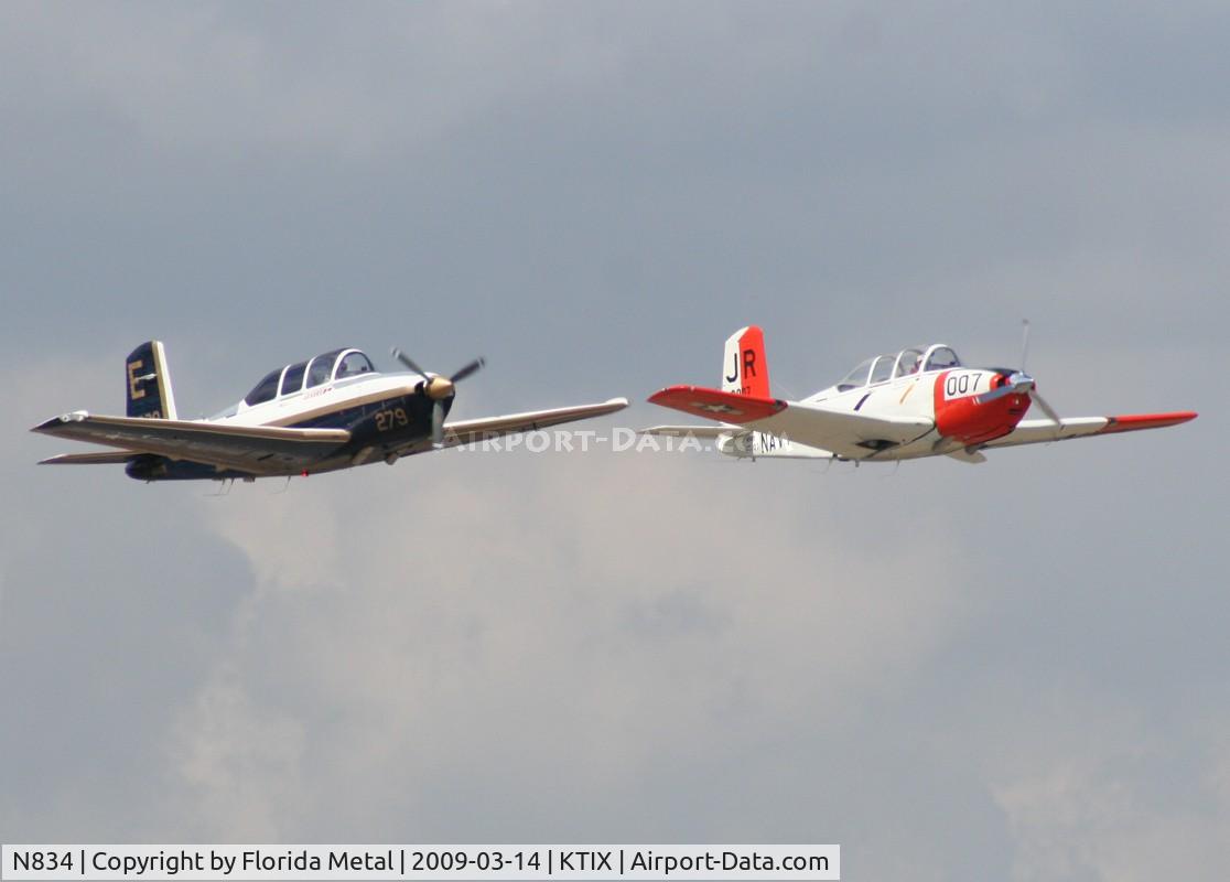 N834, 1952 Beech (CCF) T-34A Mentor (A45) C/N G-62, TICO 2009
