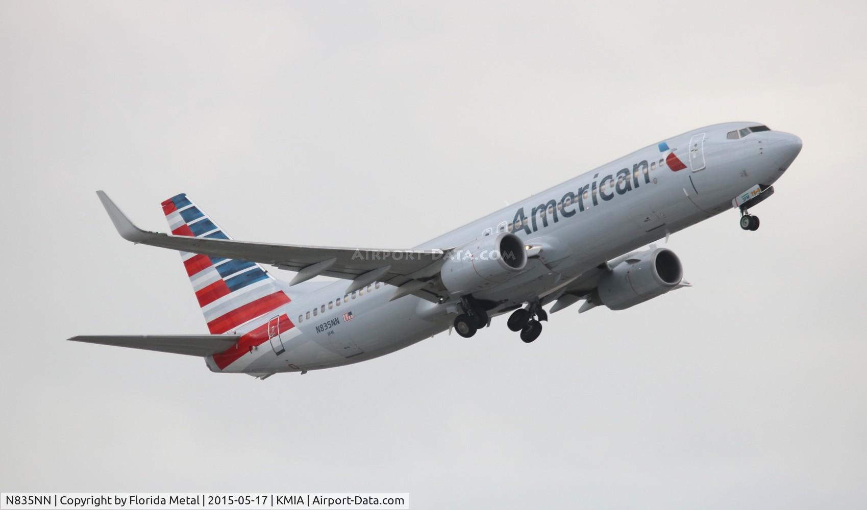 N835NN, 2010 Boeing 737-823 C/N 29577, MIA spotting 2015