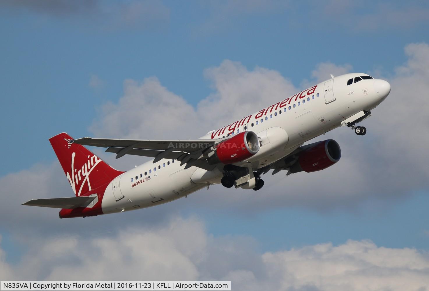N835VA, 2010 Airbus A320-214 C/N 4448, FLL spotting 2016