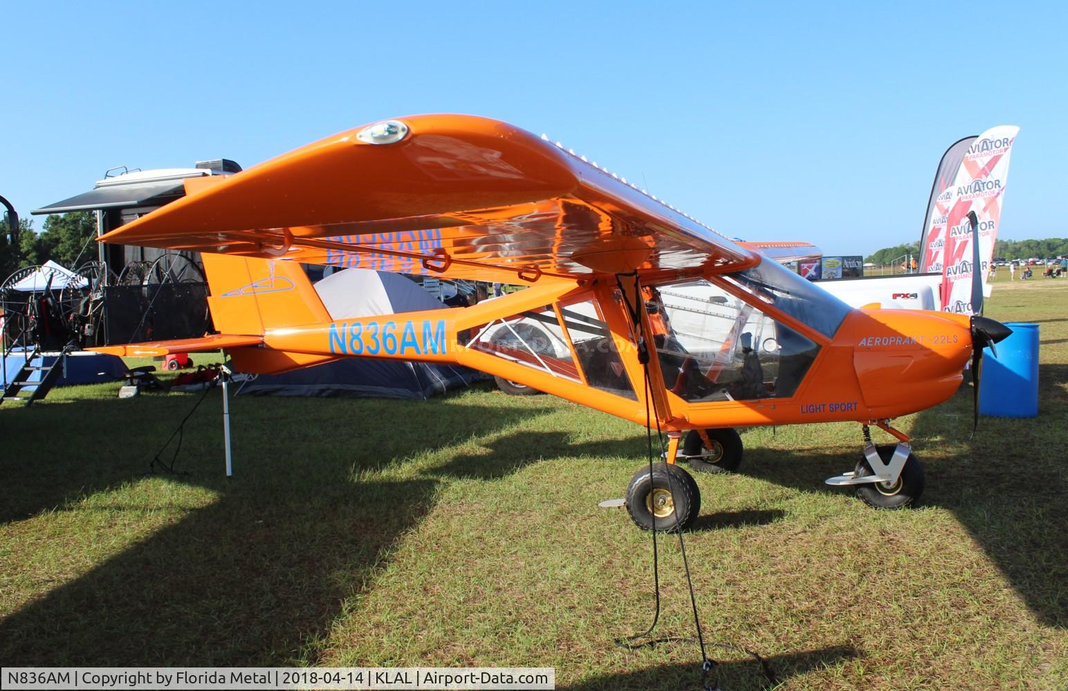 N836AM, 2017 Aeroprakt A22-LS Foxbat C/N 285, SNF LAL 2018