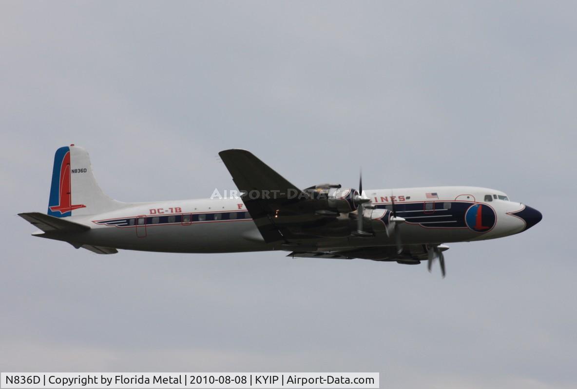 N836D, 1957 Douglas DC-7B C/N 45345, TOM YIP 2010