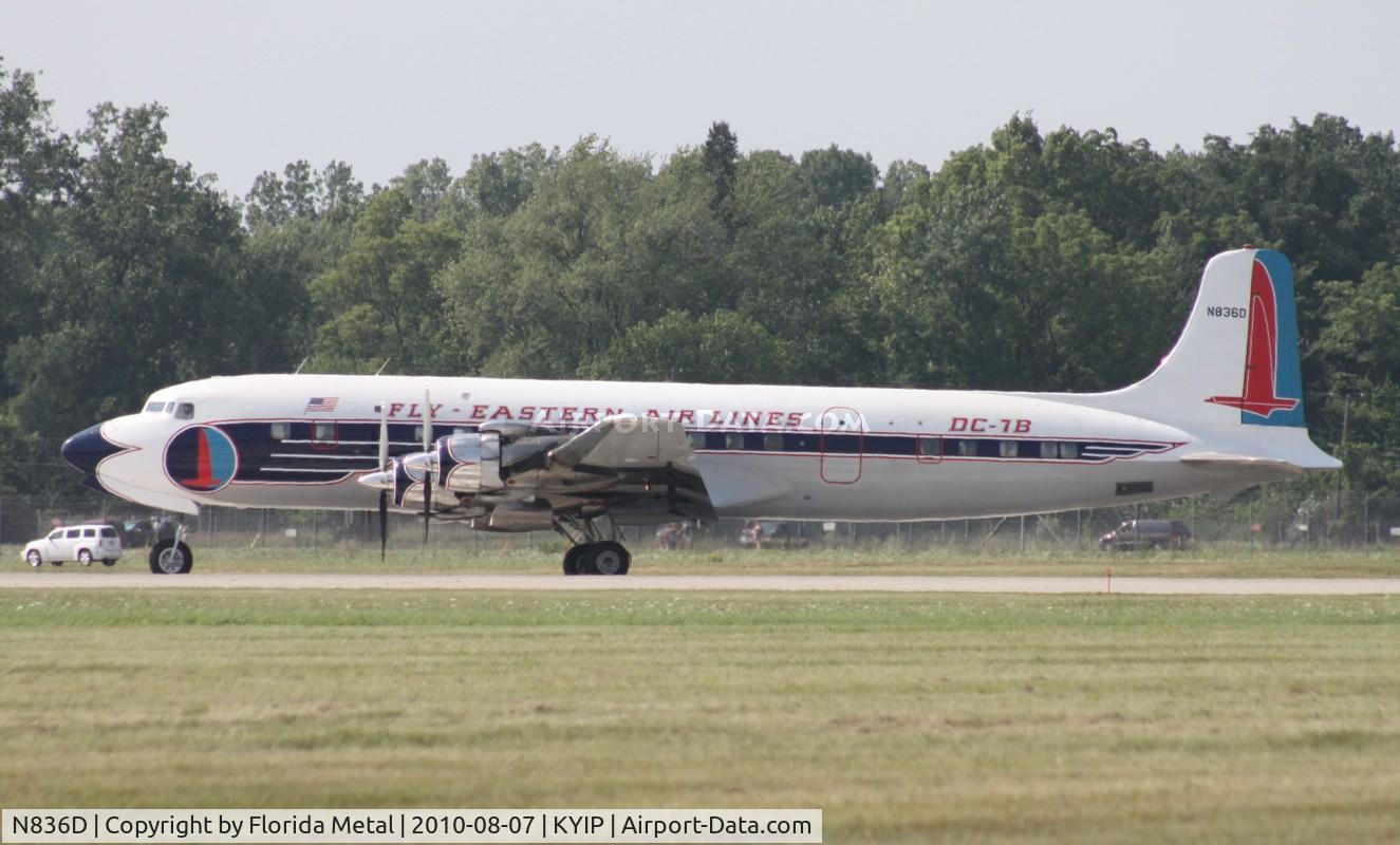 N836D, 1957 Douglas DC-7B C/N 45345, TOM YIP 2010