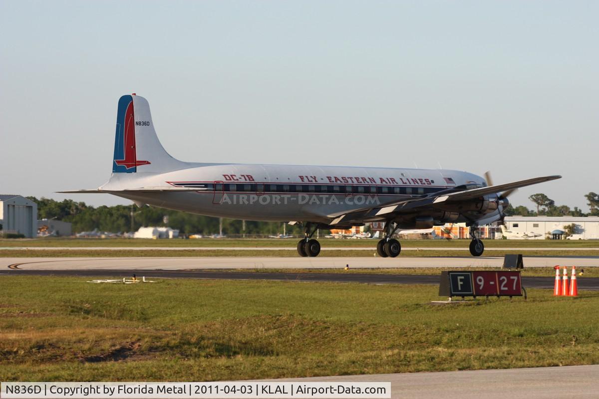 N836D, 1957 Douglas DC-7B C/N 45345, SNF LAL 2011
