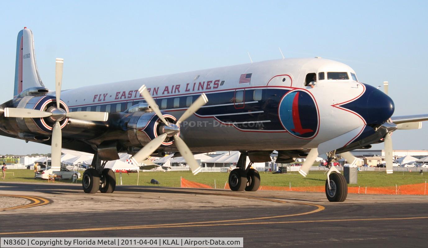 N836D, 1957 Douglas DC-7B C/N 45345, SNF LAL 2011