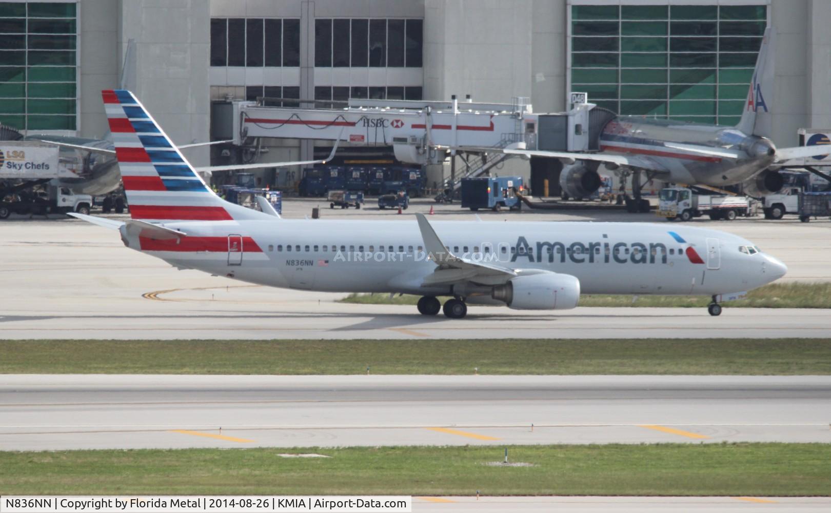 N836NN, 2010 Boeing 737-823 C/N 31095, MIA spotting 2014