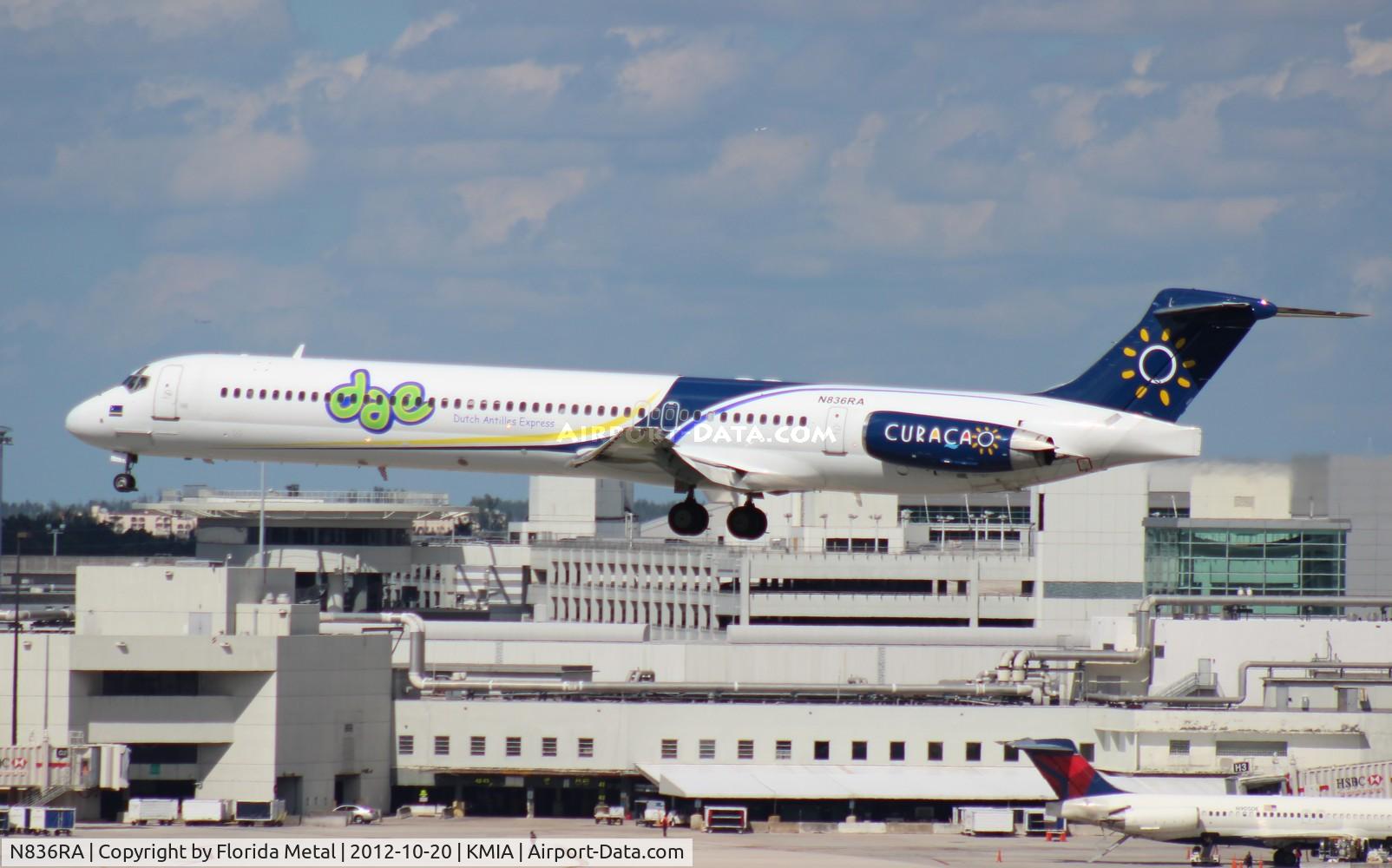 N836RA, 1990 McDonnell Douglas MD-83 (DC-9-83) C/N 53046, MIA spotting 2012