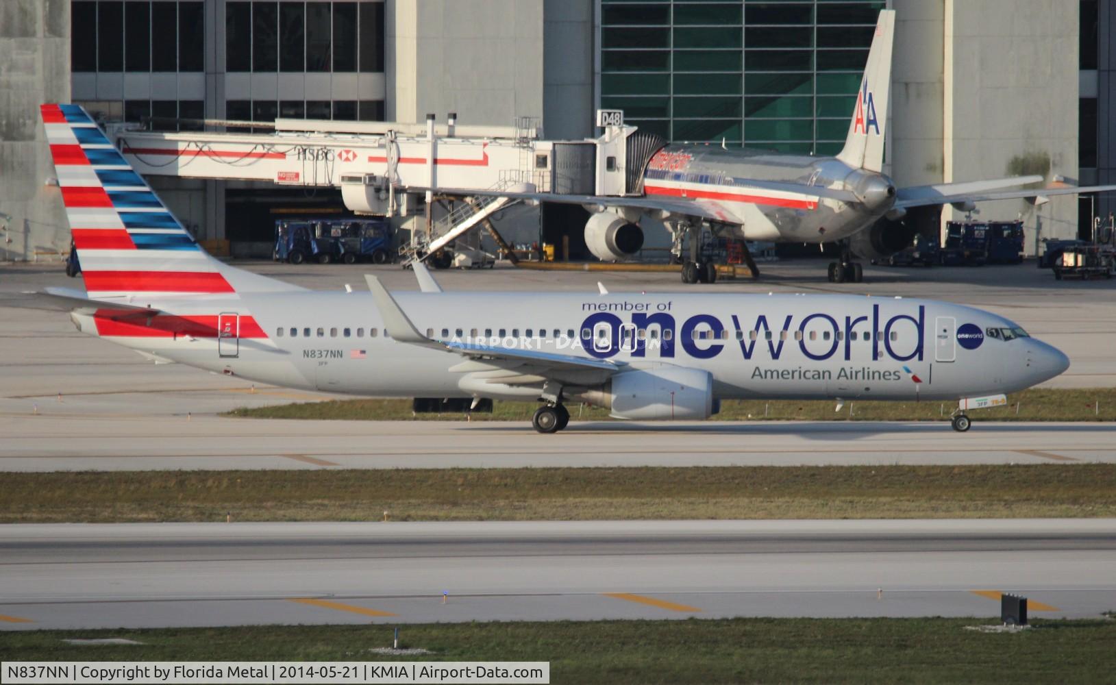 N837NN, 2010 Boeing 737-823 C/N 30908, MIA spotting 2014