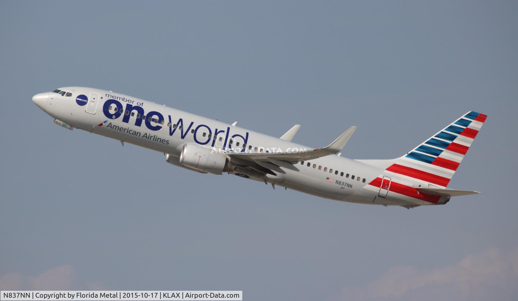 N837NN, 2010 Boeing 737-823 C/N 30908, LAX spotting 2015