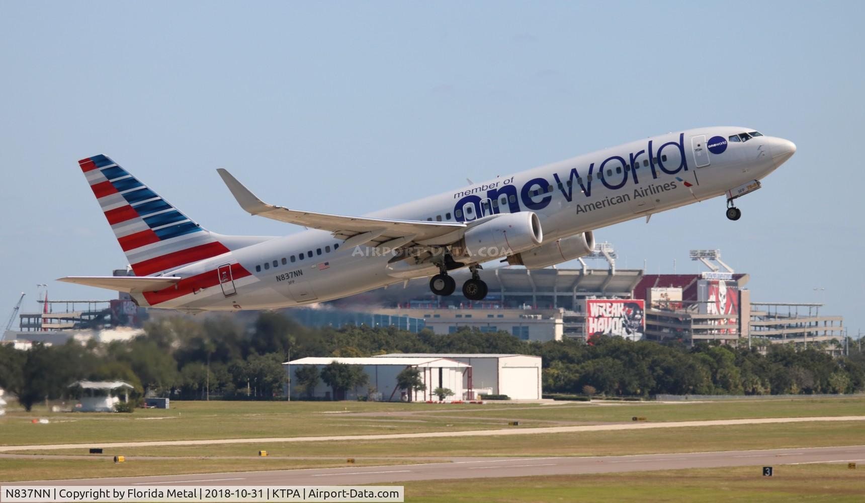 N837NN, 2010 Boeing 737-823 C/N 30908, TPA spotting 2018