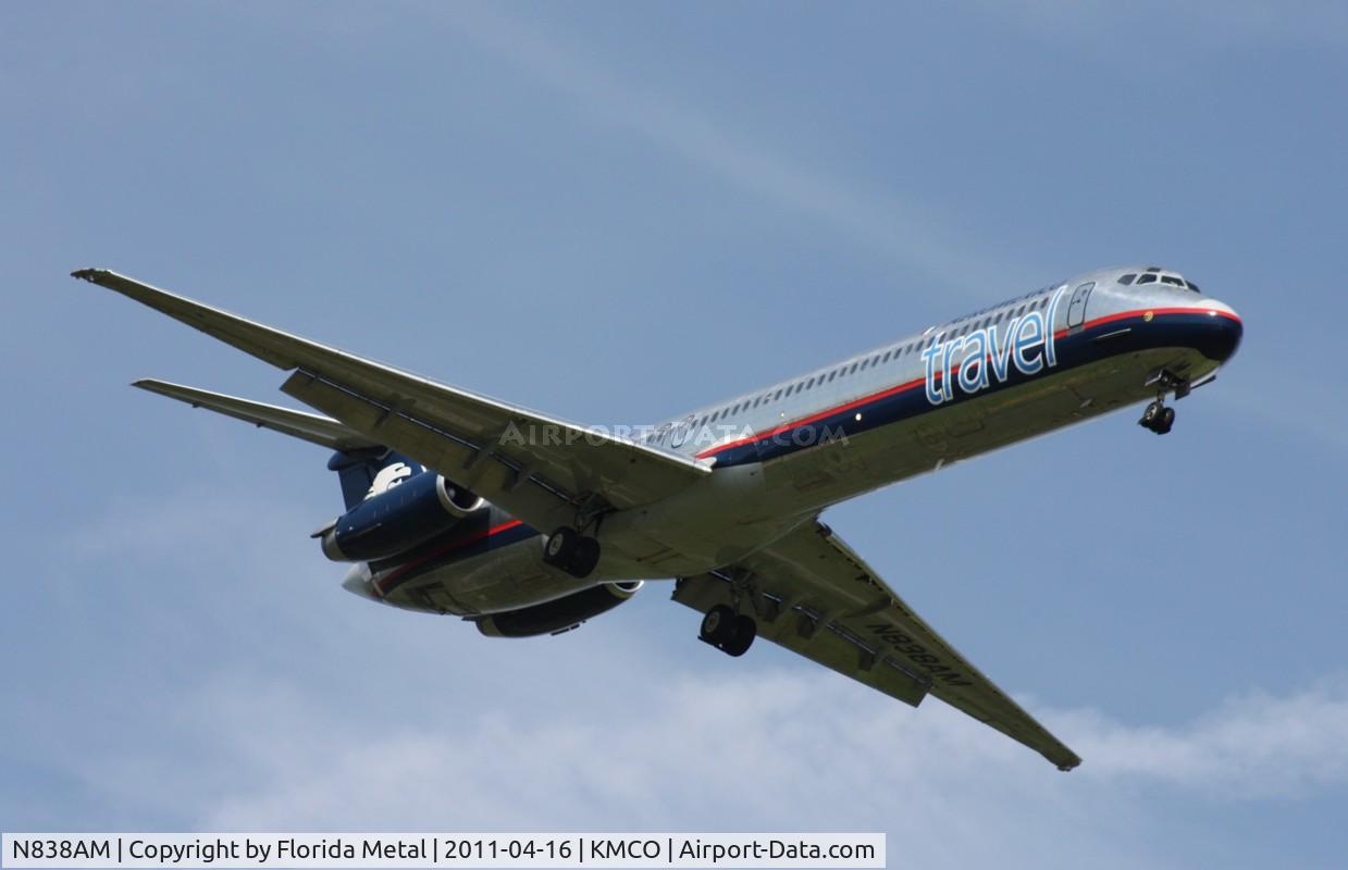 N838AM, 1986 McDonnell Douglas MD-83 (DC-9-83) C/N 49397, MCO spotting 2011