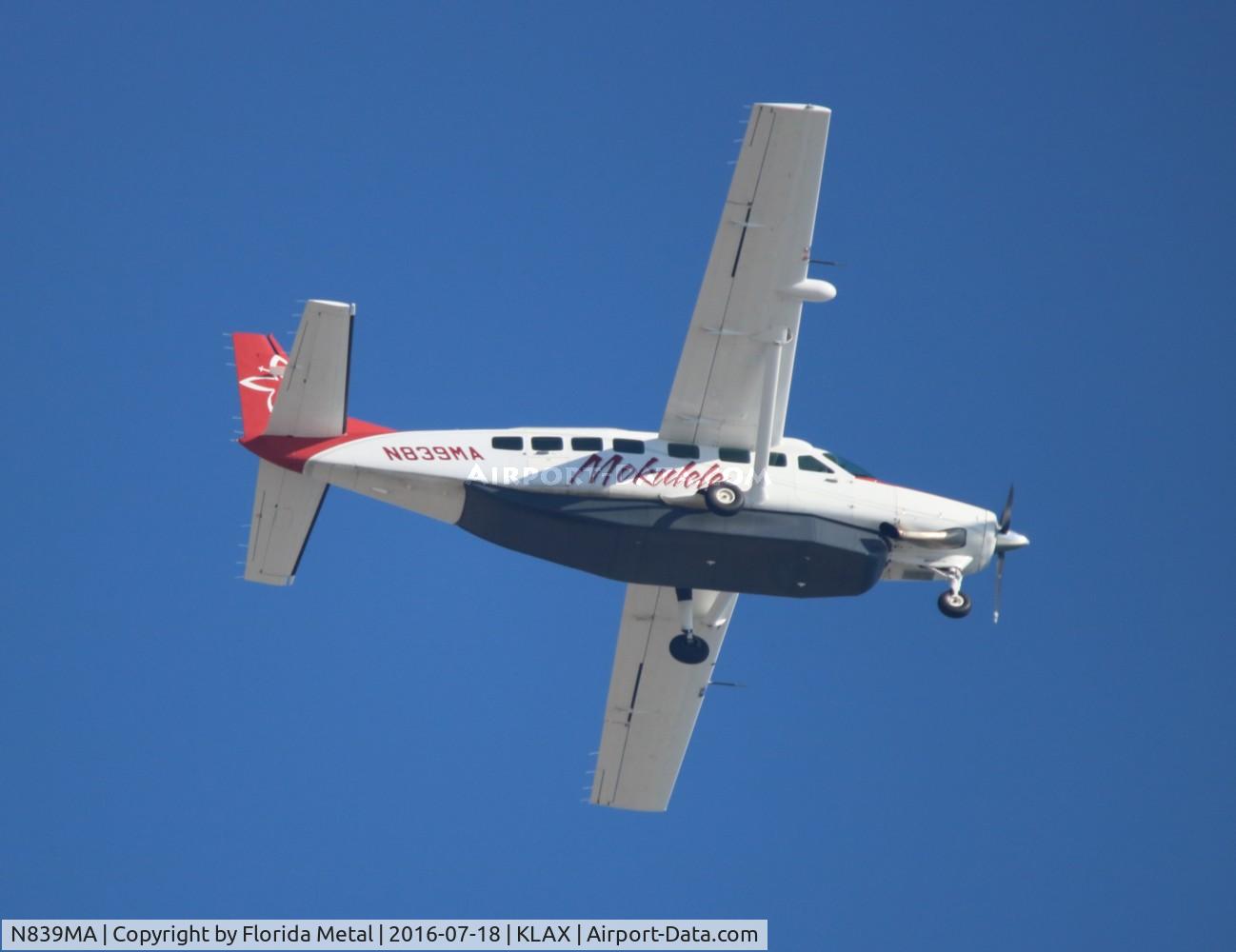 N839MA, 2012 Cessna 208B Grand Caravan C/N 2080198, LAX spotting 2016