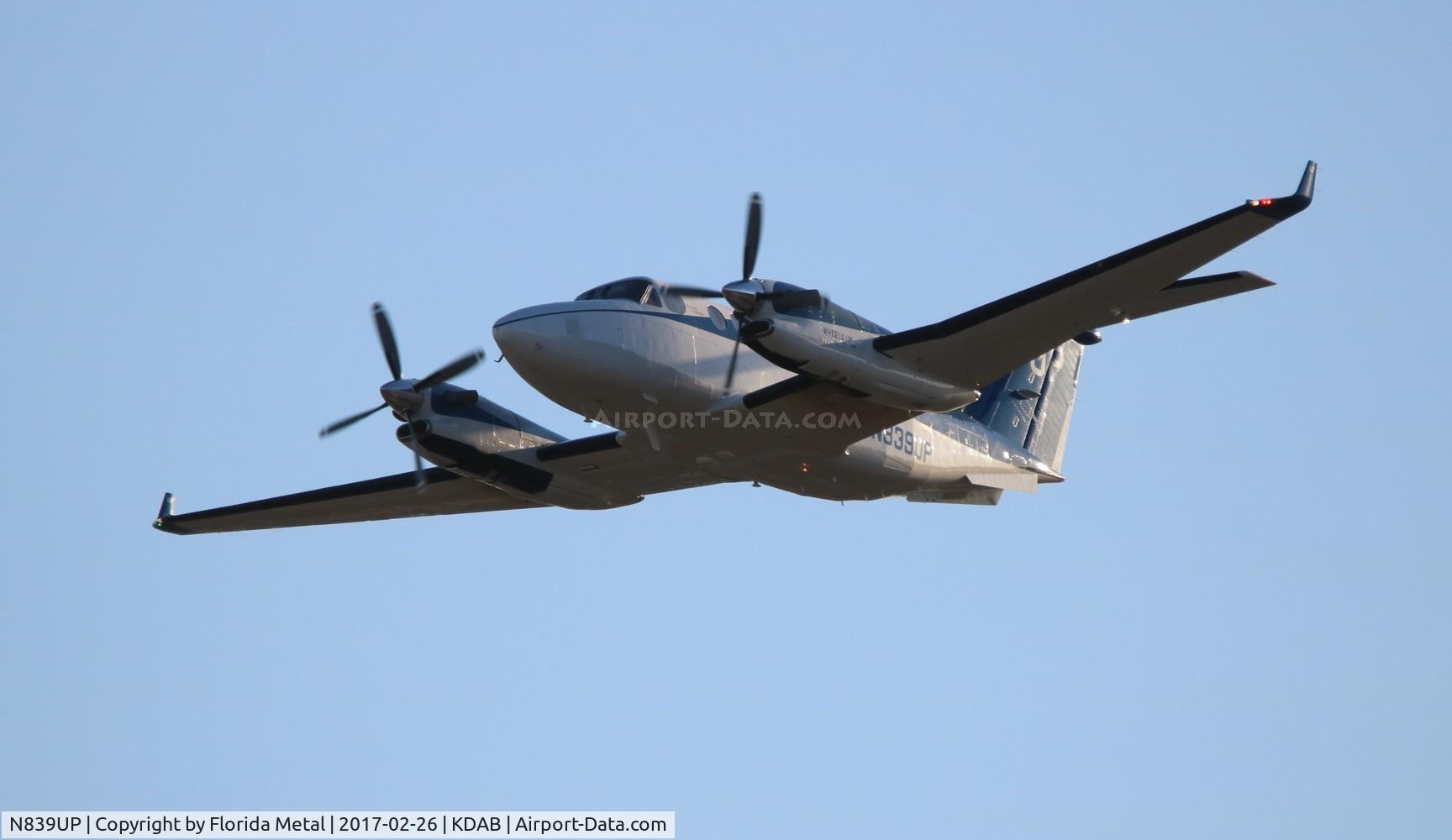 N839UP, 2015 Beechcraft B300 King Air 350i C/N FL-984, DAB spotting 2017