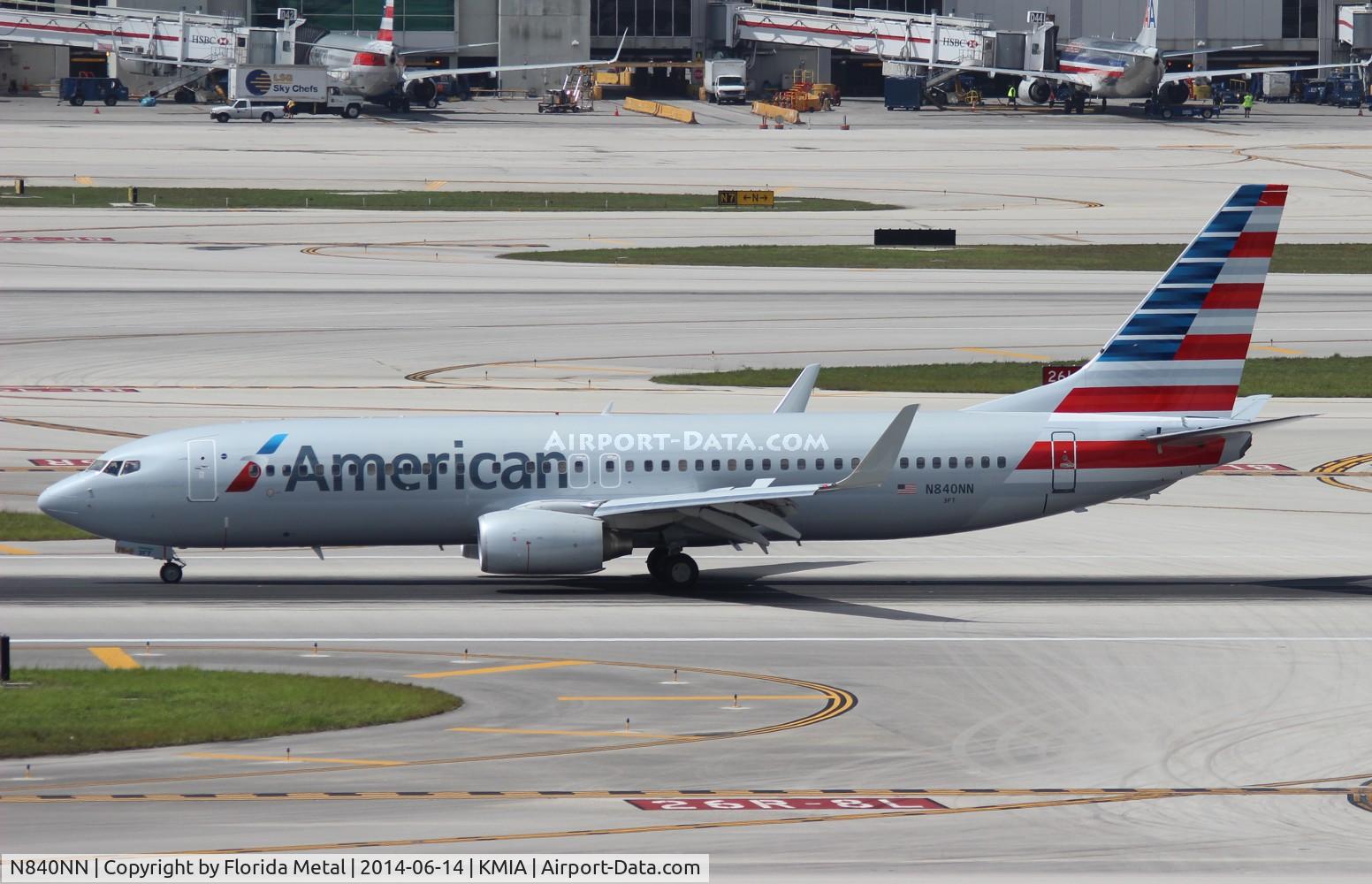 N840NN, 2010 Boeing 737-823 C/N 33518, MIA spotting 2014