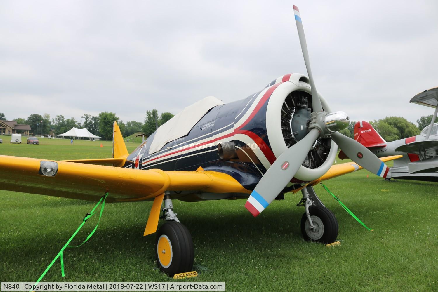 N840, 1940 North American P-64 C/N 68-3061, EAA Museum 2018