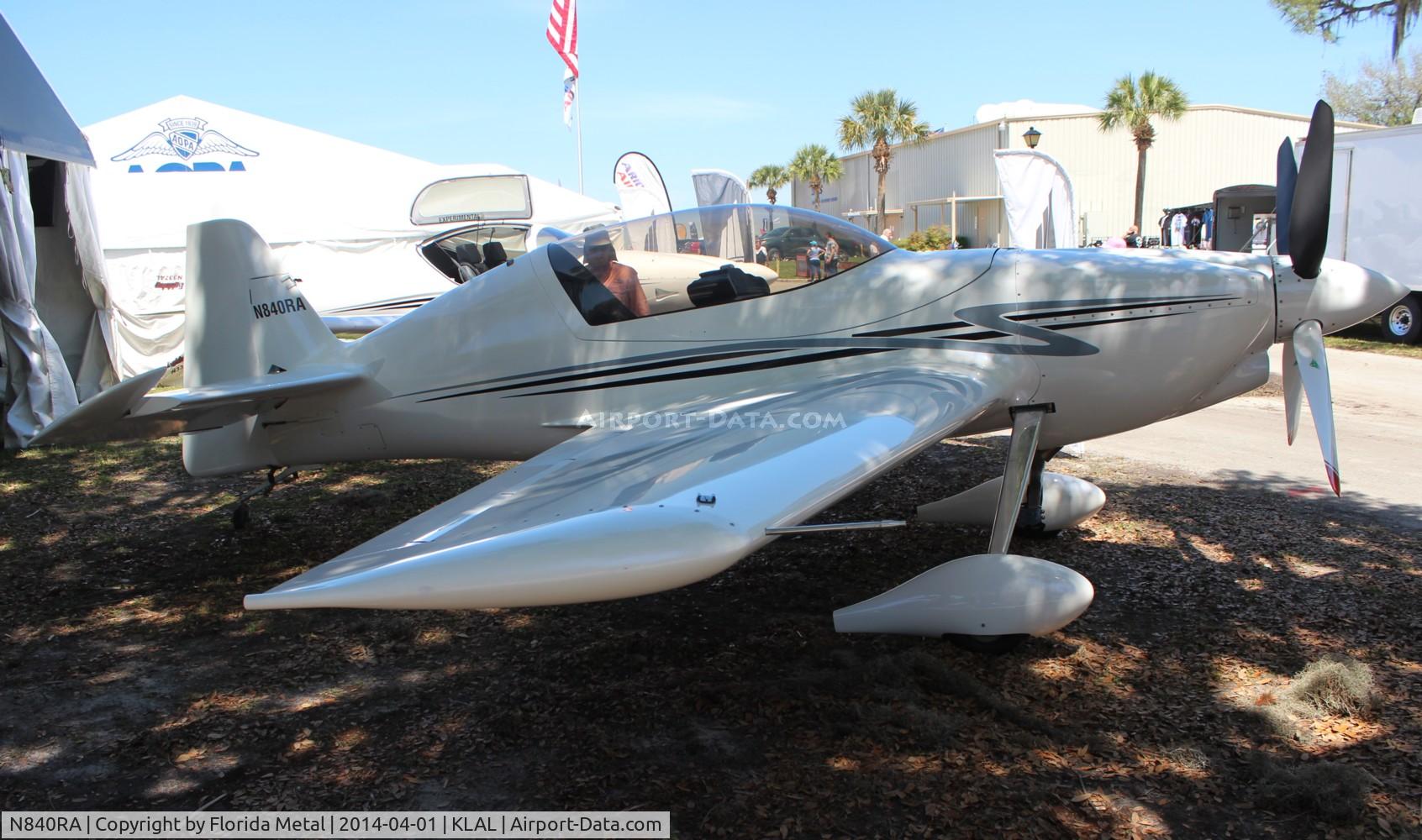 N840RA, 2012 Rud Aero RA-2 C/N 001, SNF LAL 2014