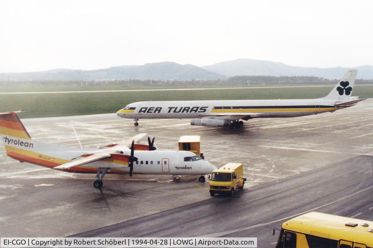 EI-CGO, 1968 Douglas DC-8-63F C/N 45924, EI-CGO @ LOWG 1994
