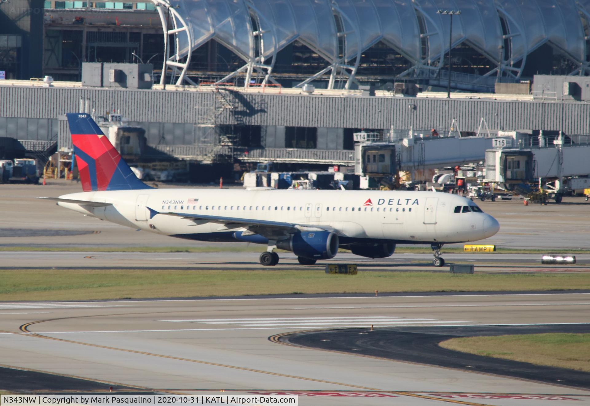N343NW, 1993 Airbus A320-212 C/N 387, Airbus A320-212