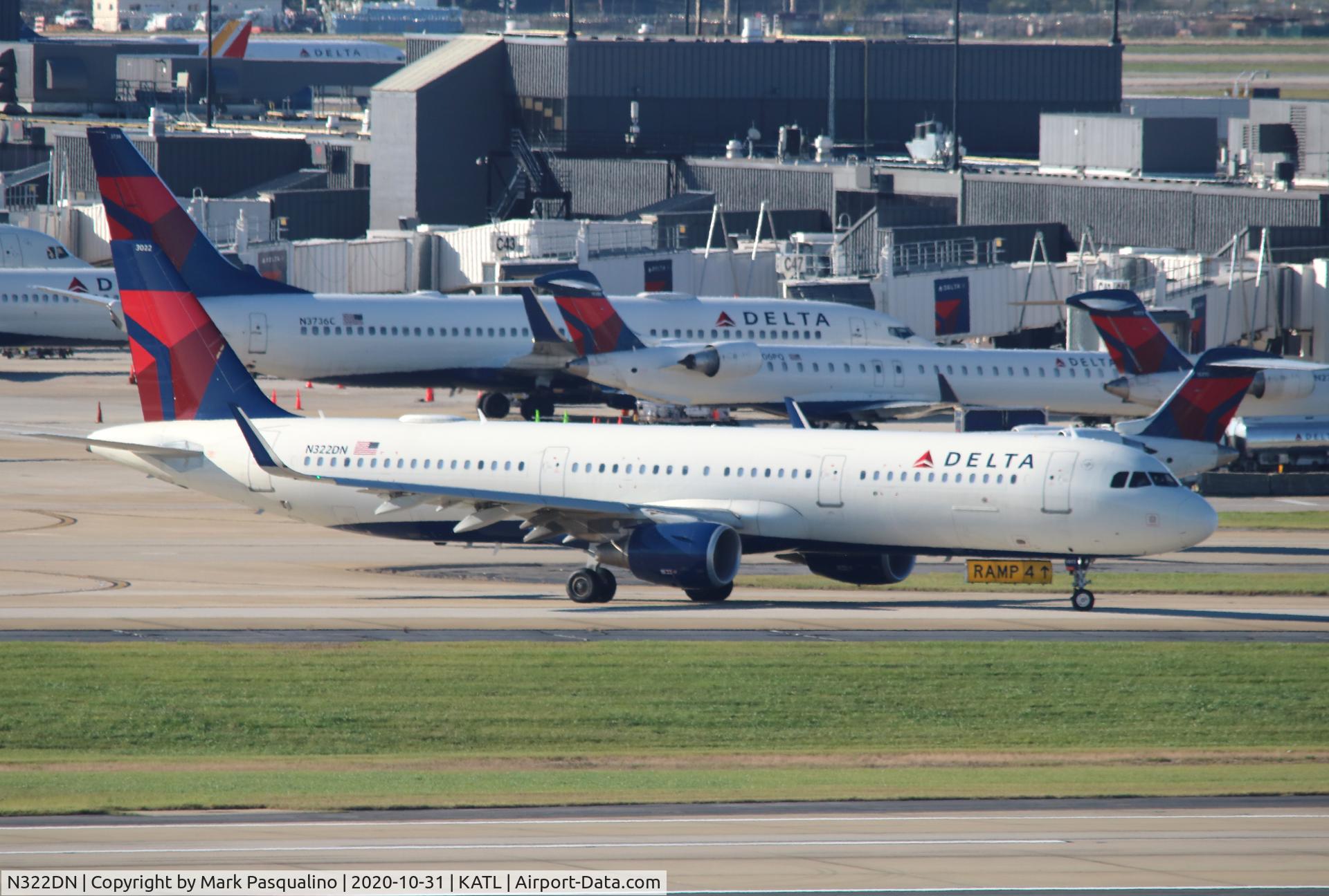 N322DN, 2017 Airbus A321-211 C/N 7707, Airbus A321-211