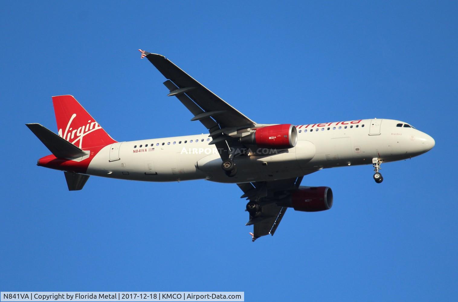 N841VA, 2011 Airbus A320-214 C/N 4655, MCO spotting 2017