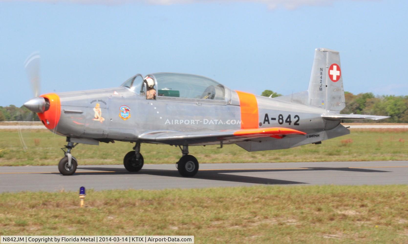 N842JM, Pilatus P3-05 C/N 480-29, TICO 2014