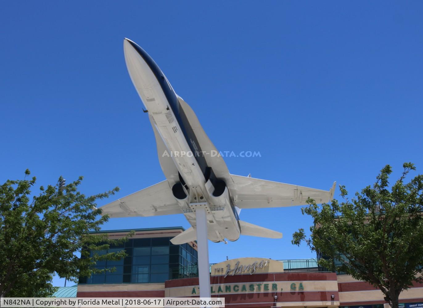 N842NA, McDonnell Douglas F/A-18A Hornet C/N 13/A011, Gate Guard 2018 Lancaster