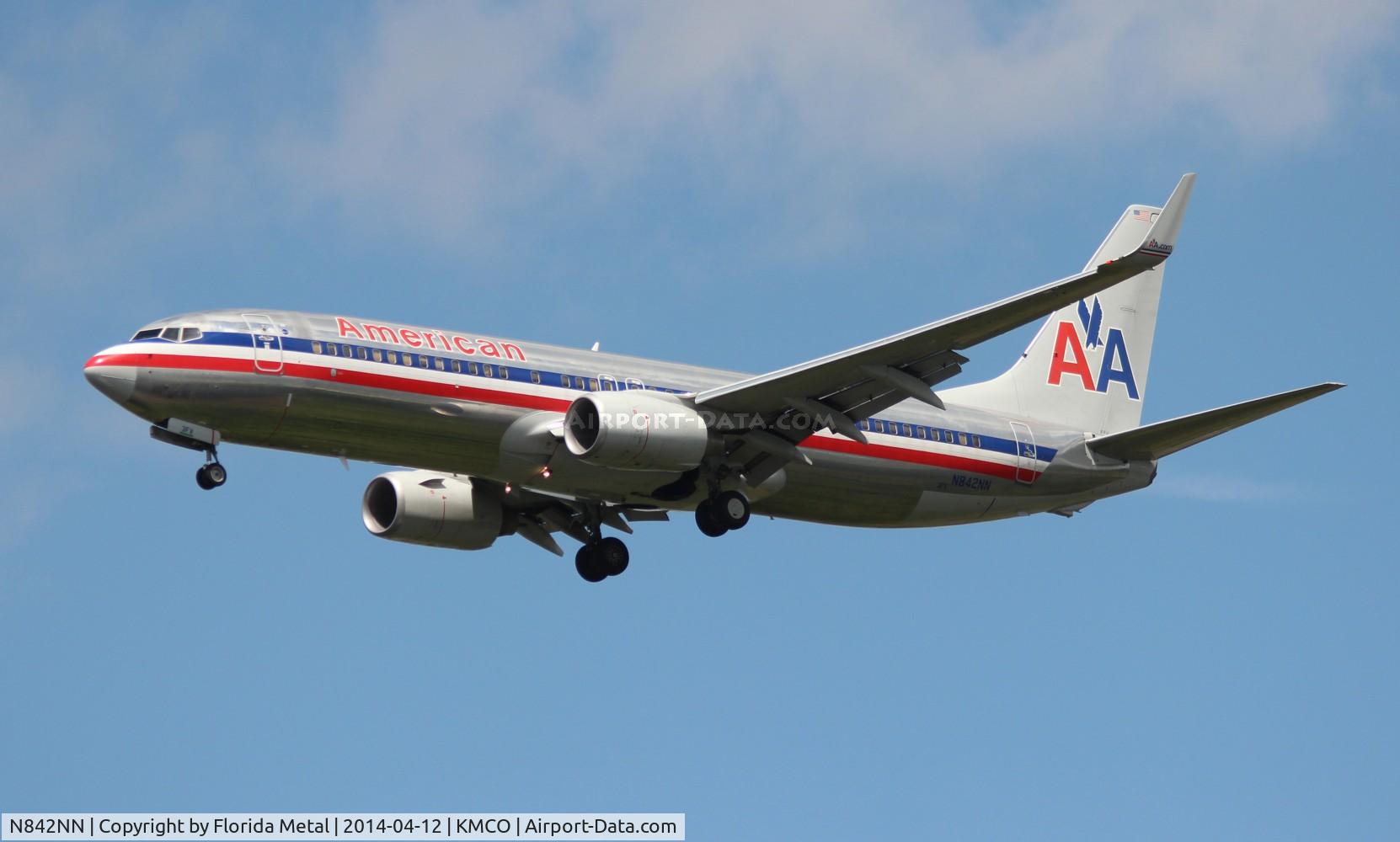 N842NN, 2010 Boeing 737-823 C/N 31099, MCO spotting 2014