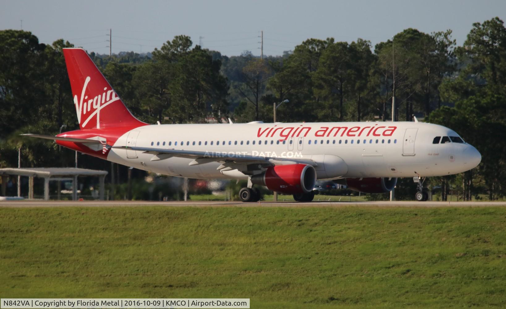 N842VA, 2011 Airbus A320-214 C/N 4805, MCO spotting 2016