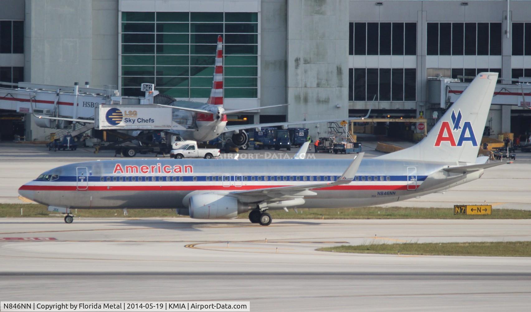 N846NN, 2010 Boeing 737-823 C/N 31101, MIA spotting 2014