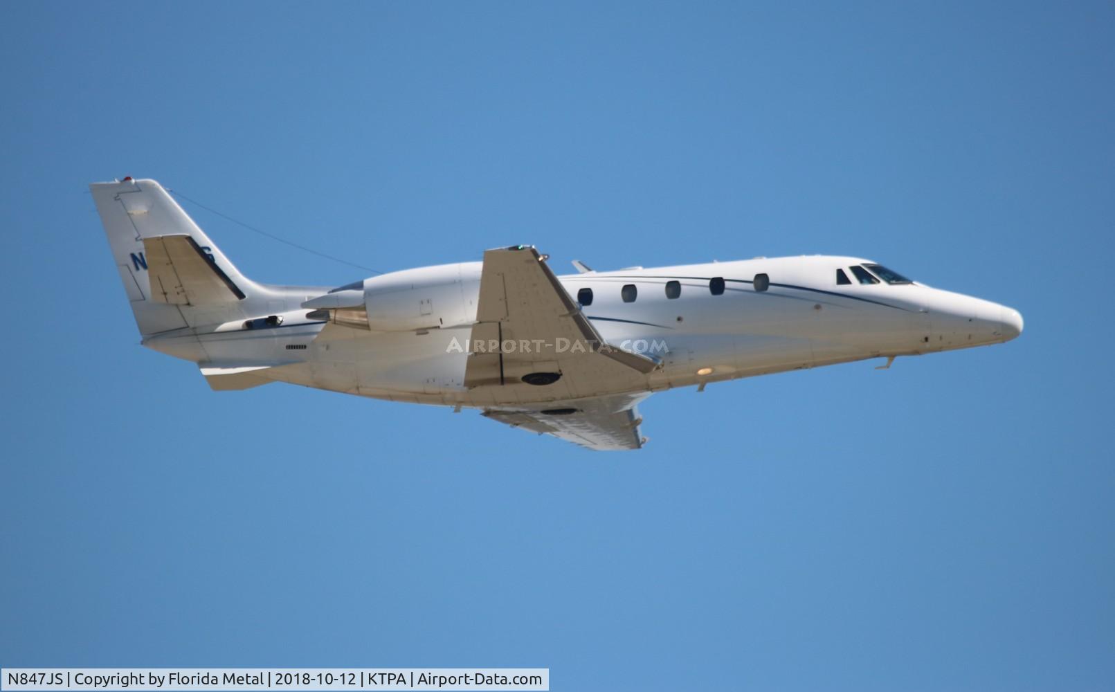 N847JS, 2003 Cessna 560XL Citation Excel C/N 560-5320, TPA spotting 2018