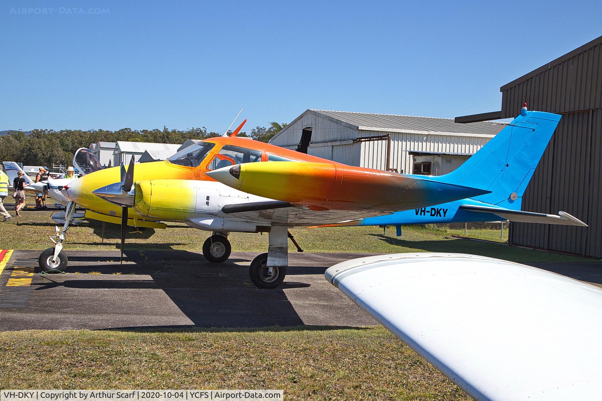 VH-DKY, 1965 Cessna 310J C/N 310J0180, Coffs Harbour Aero Club open day 2020