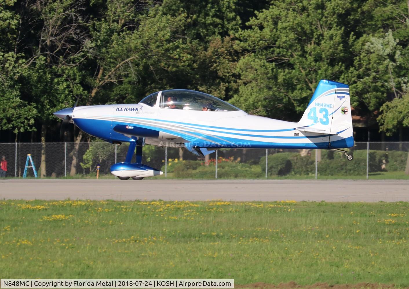N848MC, 2009 Vans RV-8 C/N 81864, EAA OSH 2018