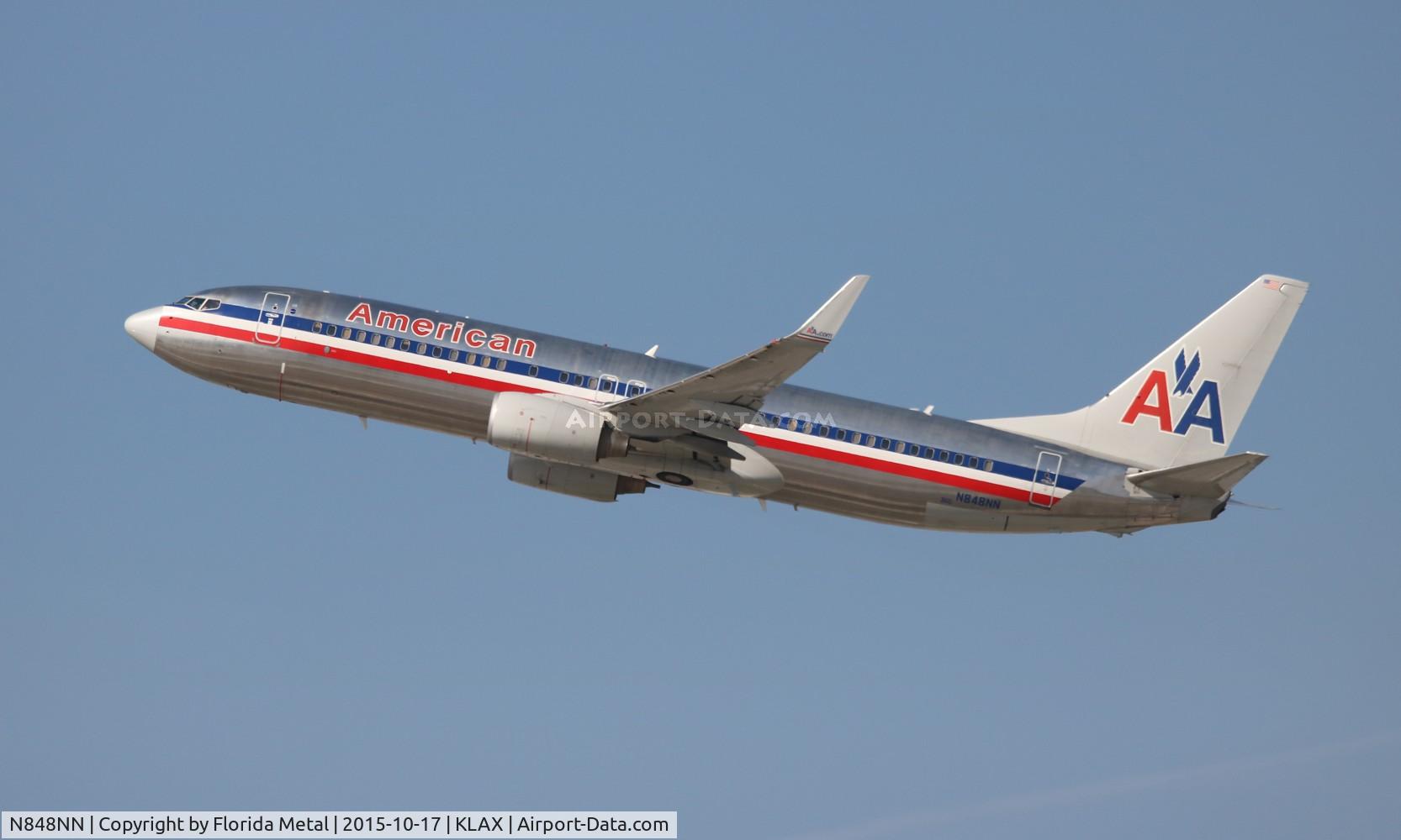 N848NN, 2010 Boeing 737-823 C/N 31103, LAX spotting 2015
