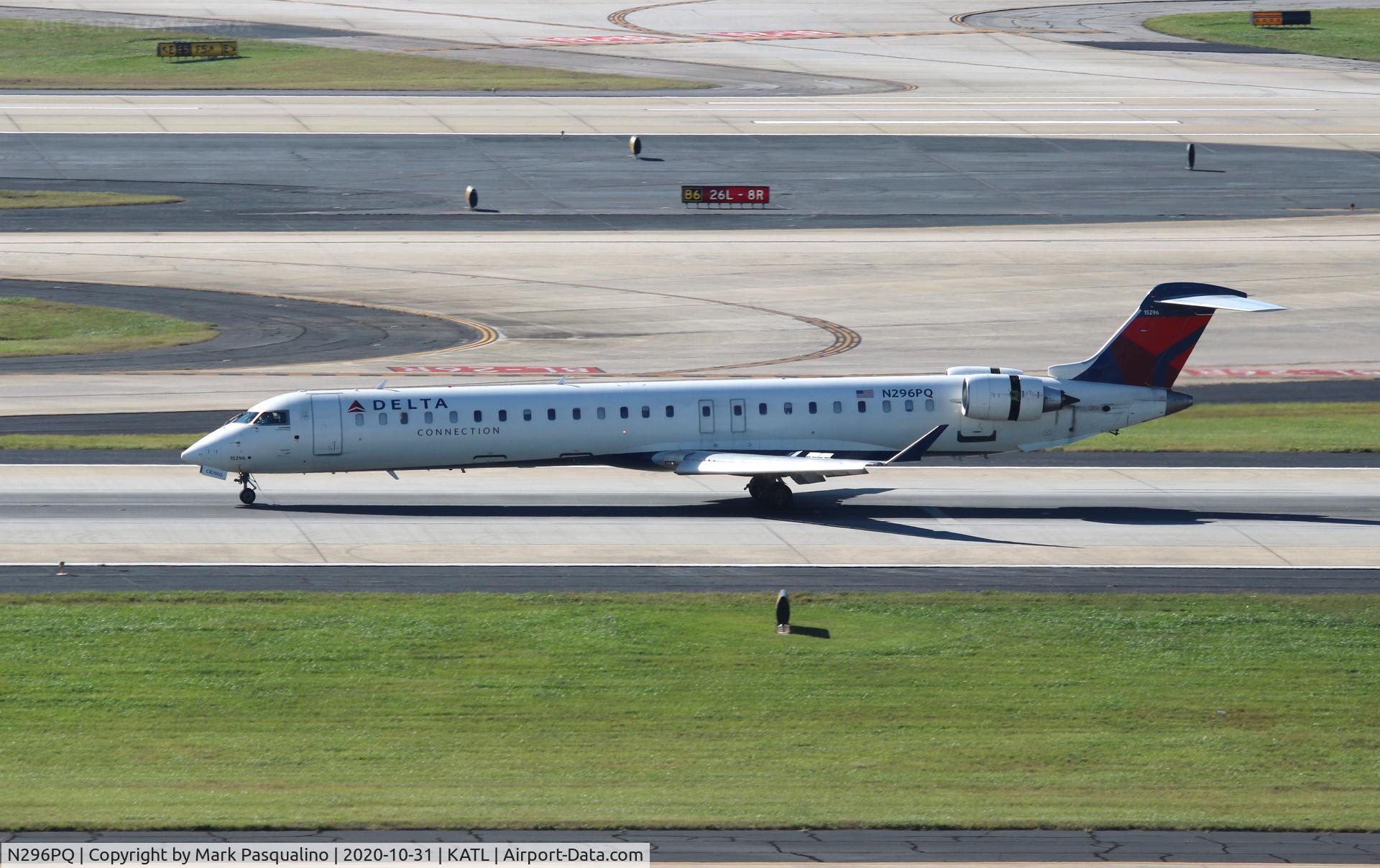 N296PQ, 2013 Bombardier CRJ-900 (CL-600-2D24) C/N 15296, CL-600-2D24