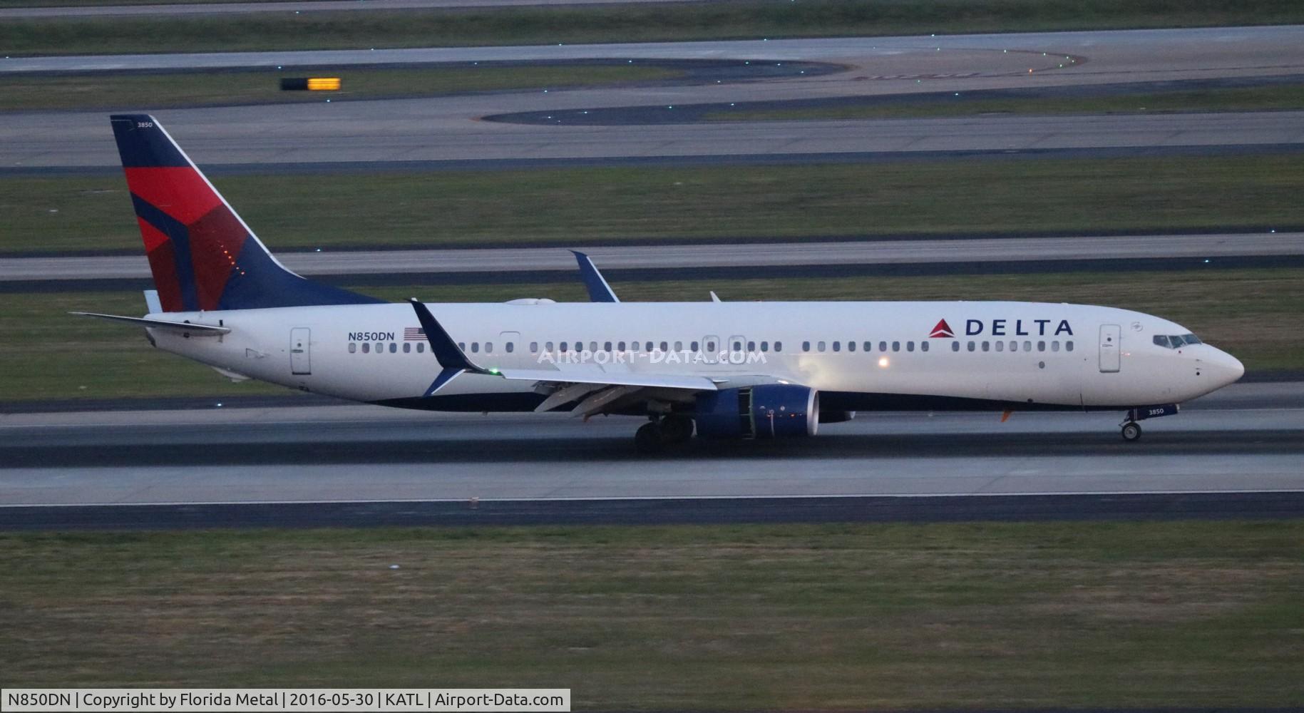 N850DN, 2015 Boeing 737-932/ER C/N 31961, ATL spotting 2016