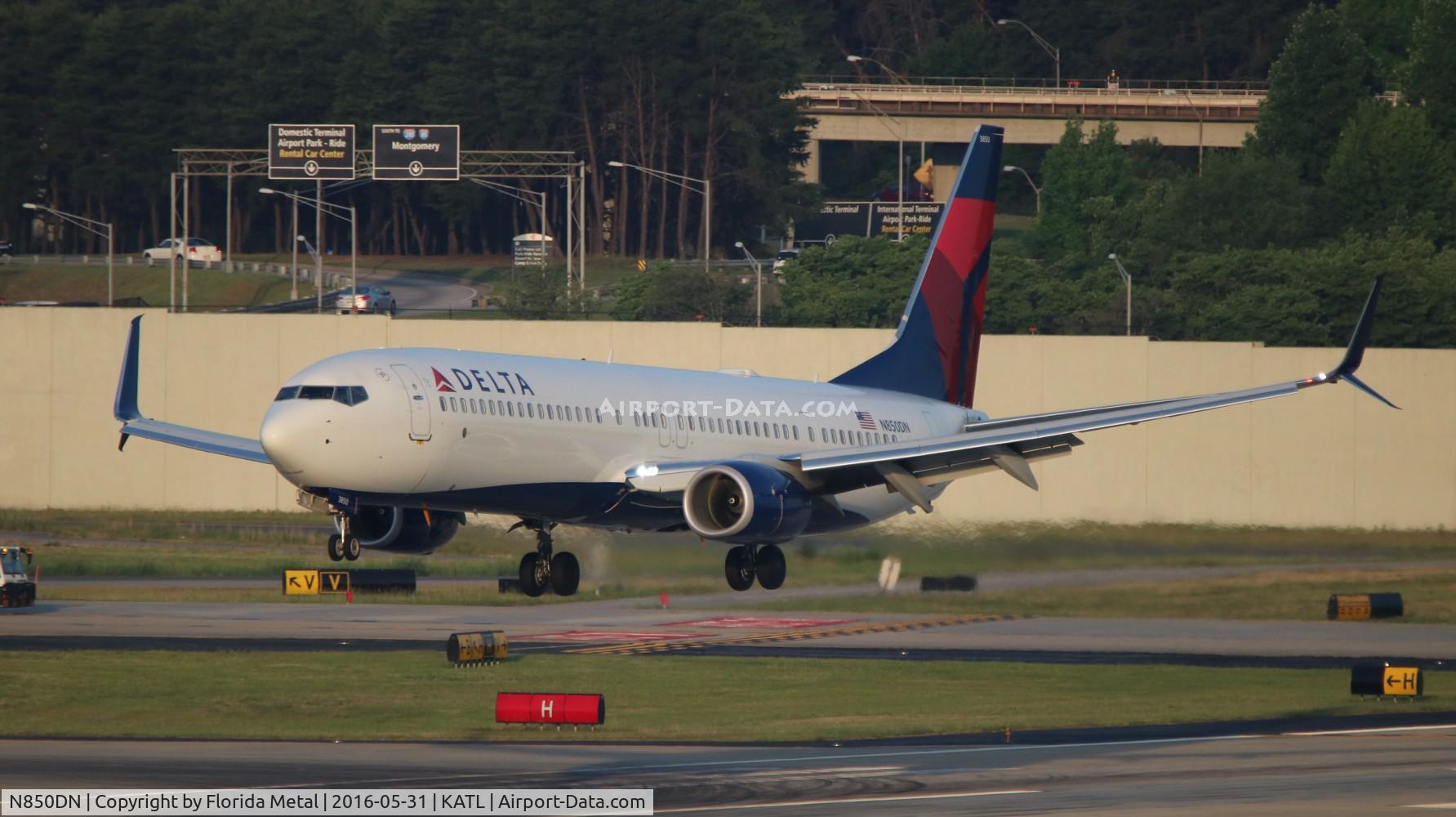 N850DN, 2015 Boeing 737-932/ER C/N 31961, ATL spotting 2016