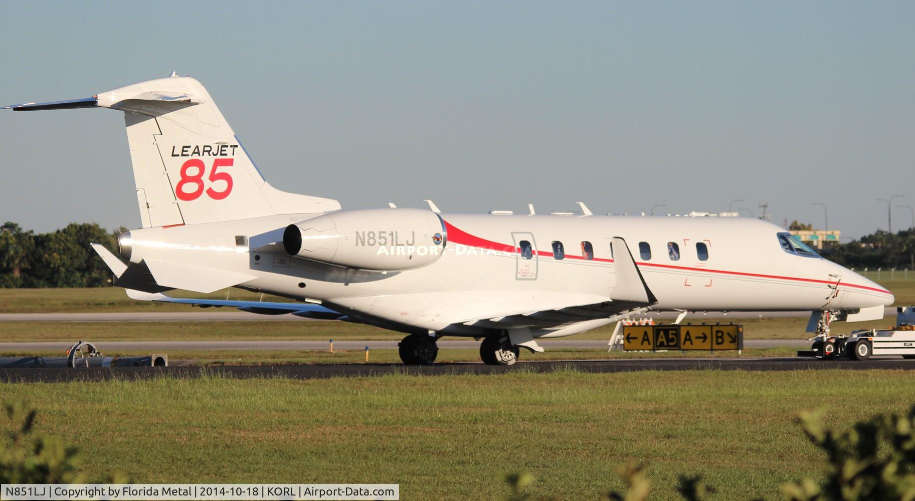 N851LJ, 2014 Bombardier Learjet 85 C/N 8001, NBAA ORL 2014