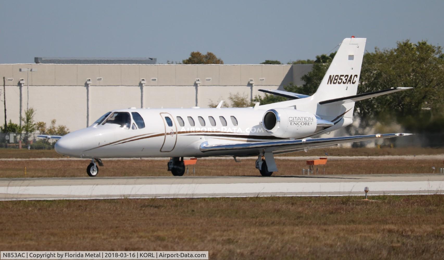 N853AC, 2007 Cessna 560 C/N 560-0774, ORL spotting 2018