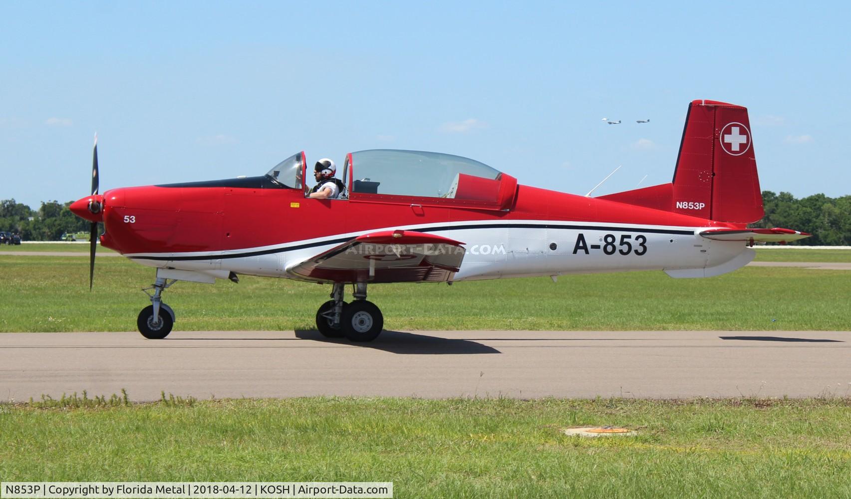 N853P, 1958 Pilatus P3-05 C/N 491-40, EAA OSH 2018