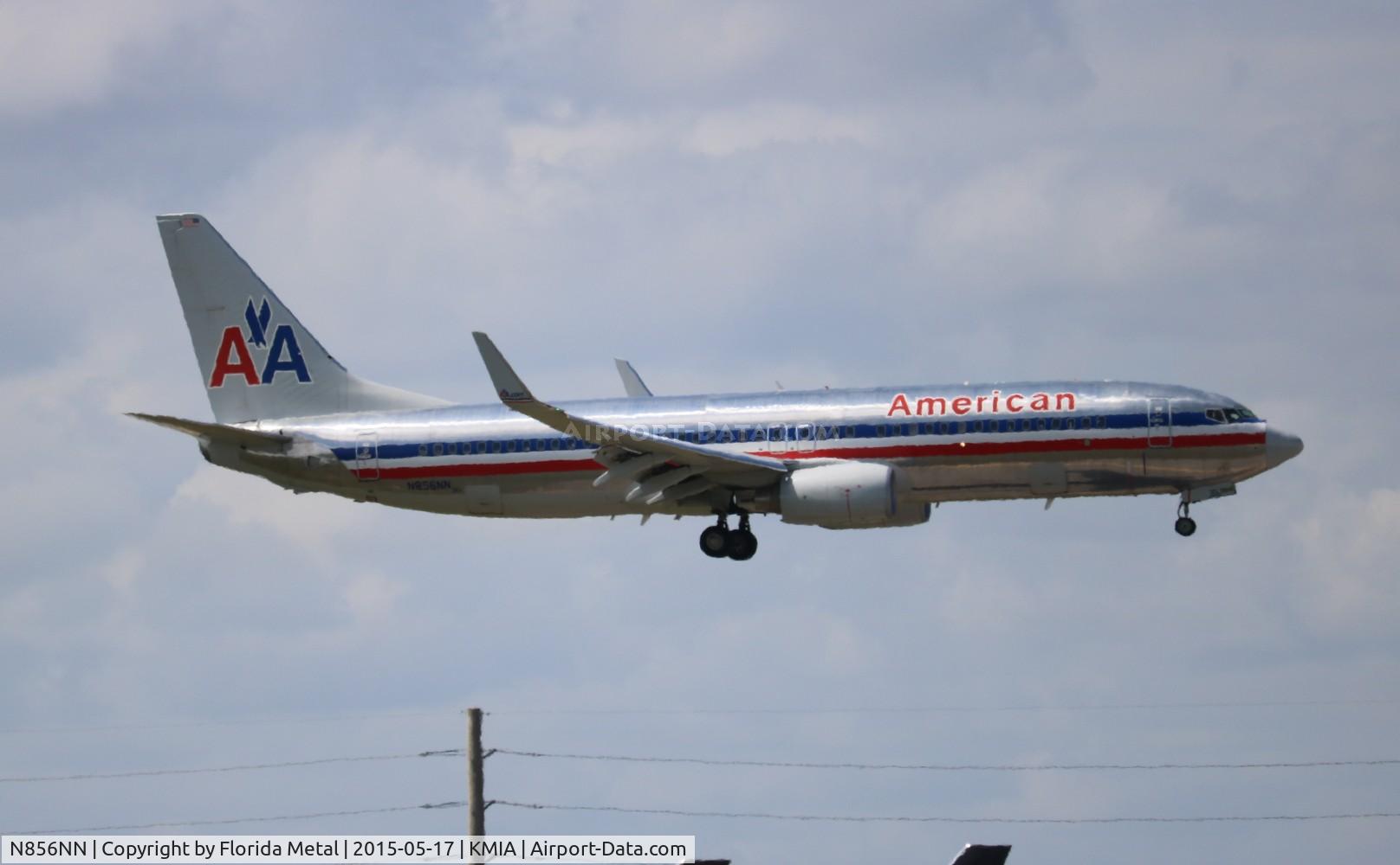 N856NN, 2010 Boeing 737-823 C/N 31107, MIA spotting 2015