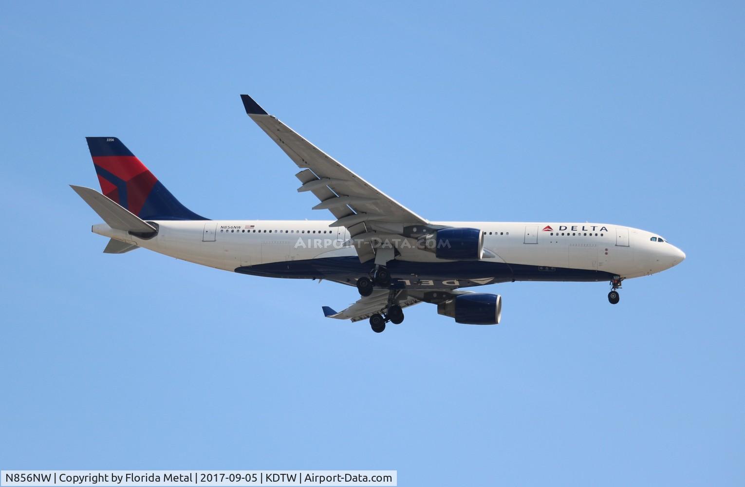 N856NW, 2004 Airbus A330-223 C/N 0631, DTW spotting 2017
