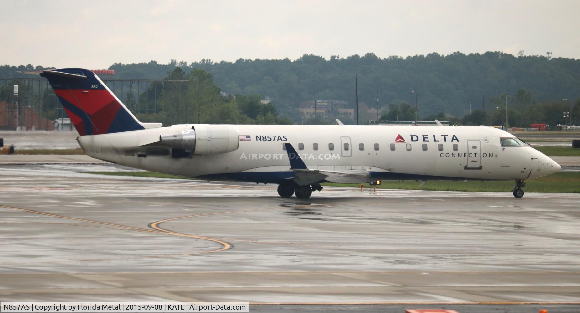 N857AS, 2000 Bombardier CRJ-200ER (CL-600-2B19) C/N 7411, ATL spotting 2015