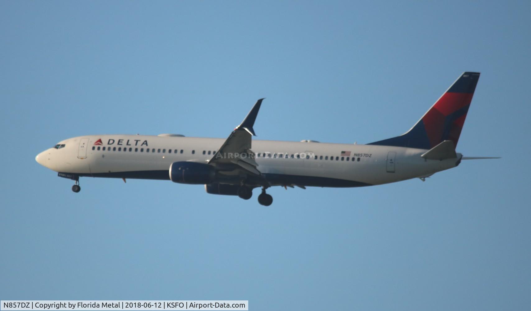 N857DZ, 2016 Boeing 737-932/ER C/N 31968, SFO spotting 2018