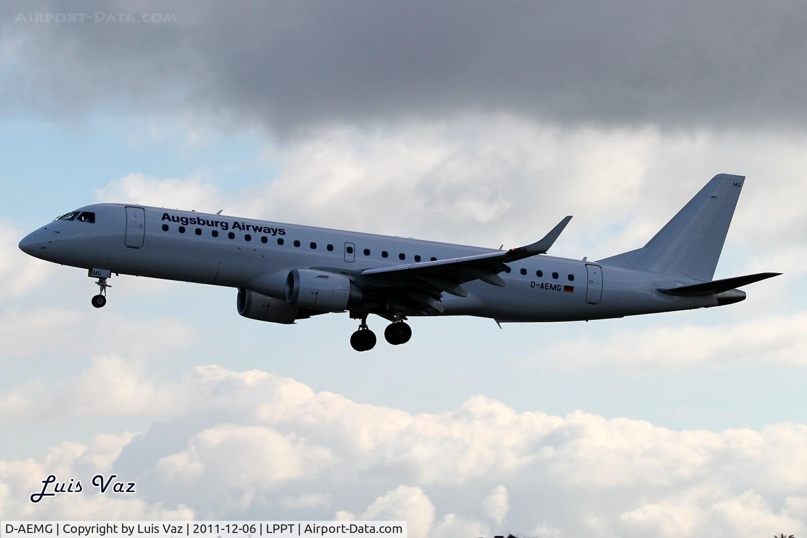 D-AEMG, 2011 Embraer 190LR (ERJ-190-100LR) C/N 19000404, Ausgsburg