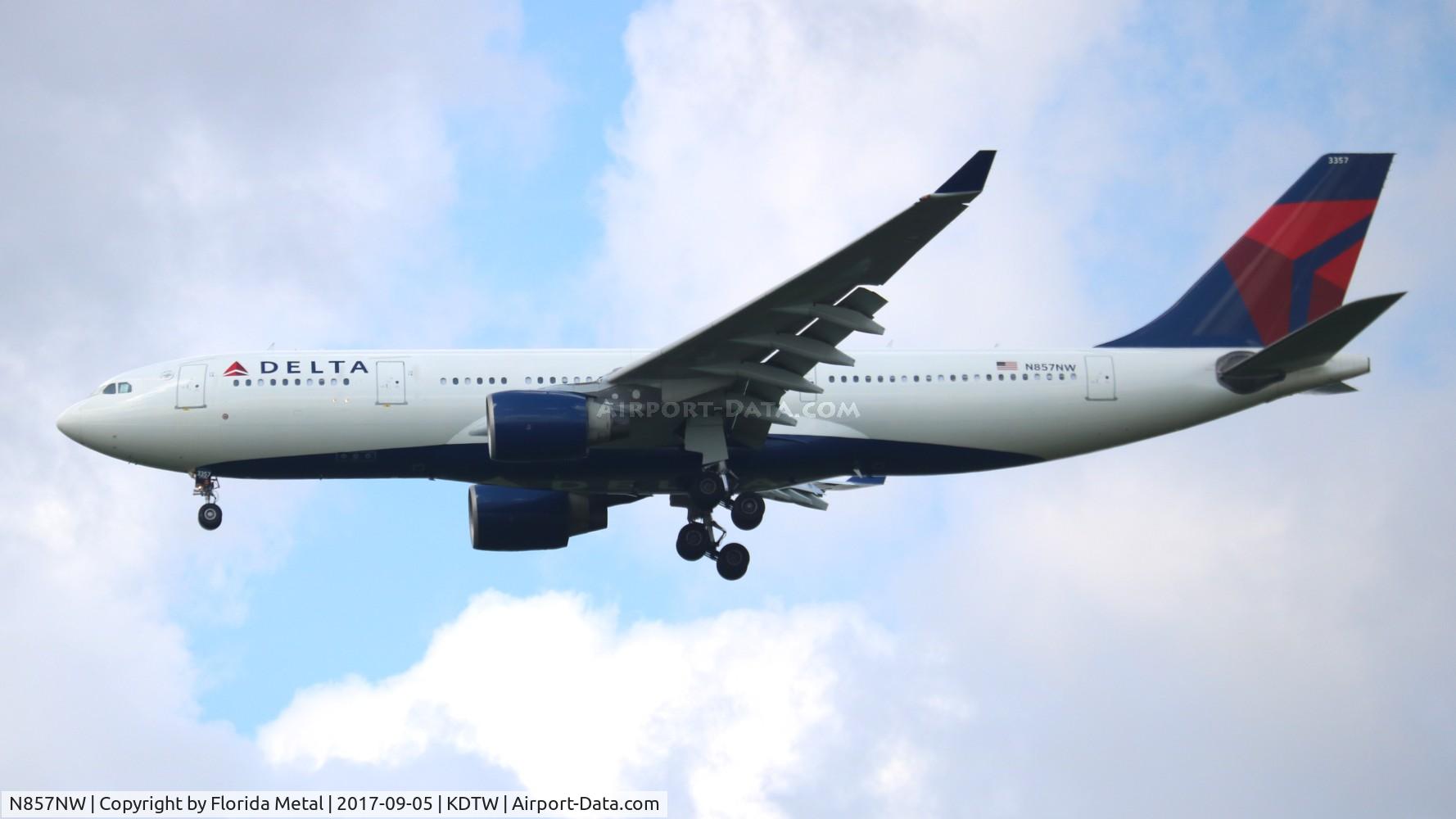 N857NW, 2004 Airbus A330-223 C/N 0633, DTW spotting 2017