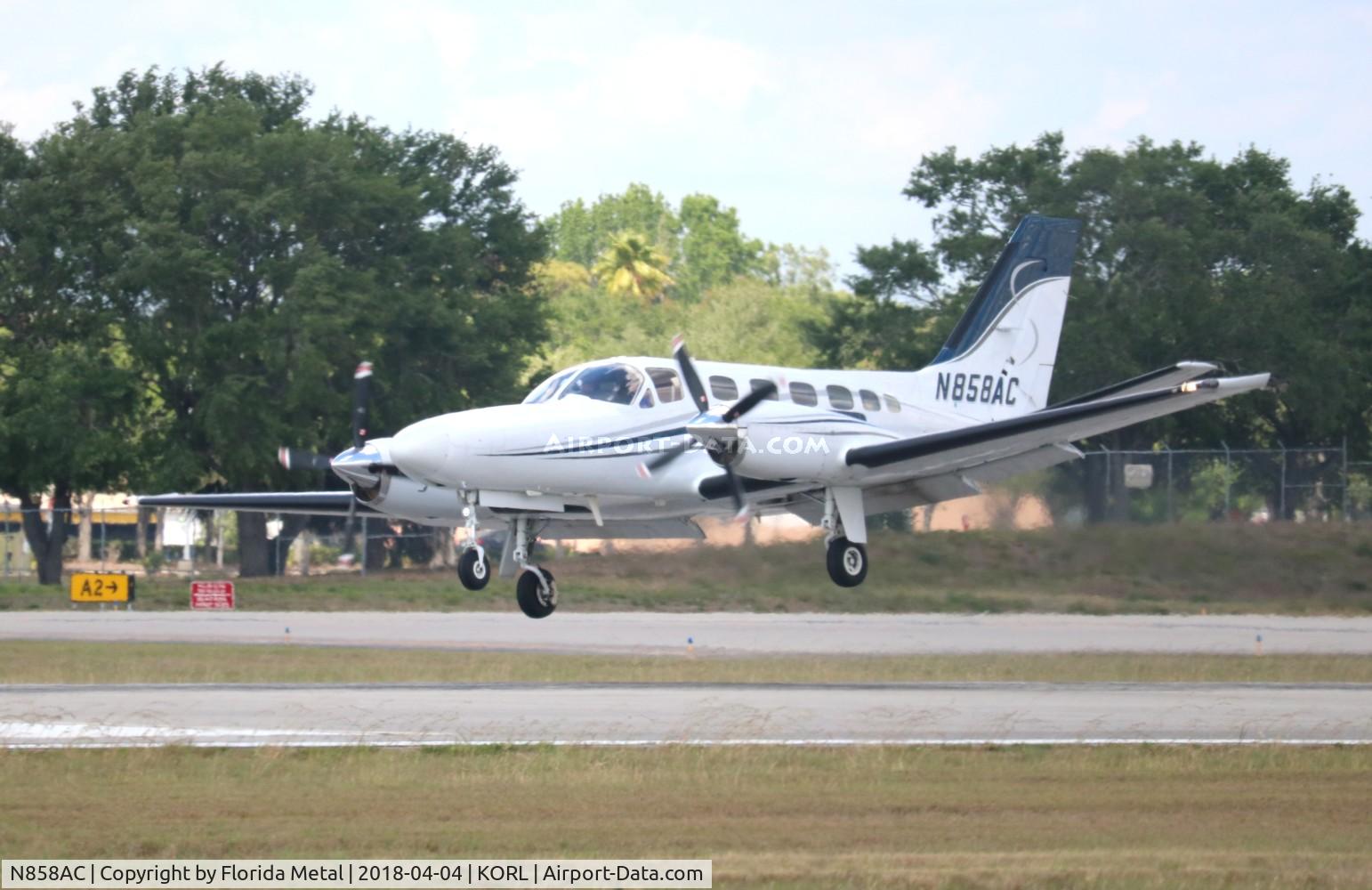 N858AC, 1983 Cessna 441 Conquest II C/N 441-0321, ORL spotting 2018