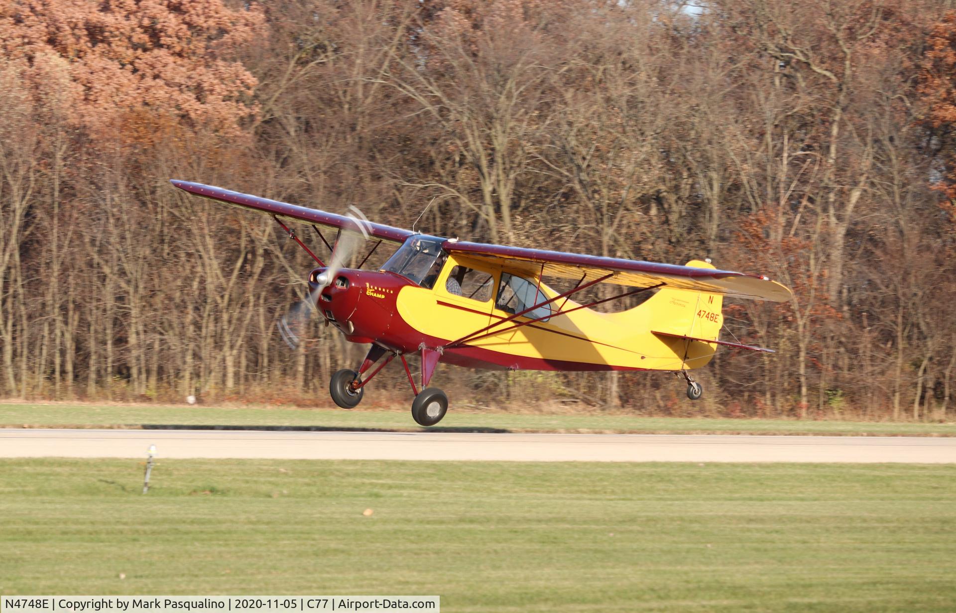 N4748E, 1951 Aeronca 7EC Traveler C/N 7EC-95, Aeronca 7EC